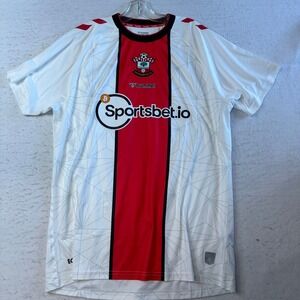Hummel Southampton FC Soccer Jersey Mens XL White Red Sportsbet.io Home Kit